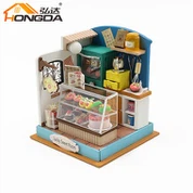 Hongda S2304 Lucky Sweet Δωμάτιο DIY Σπίτι Μίνι λεπτό και χαριτωμένο μοντέλο παιχνιδιών