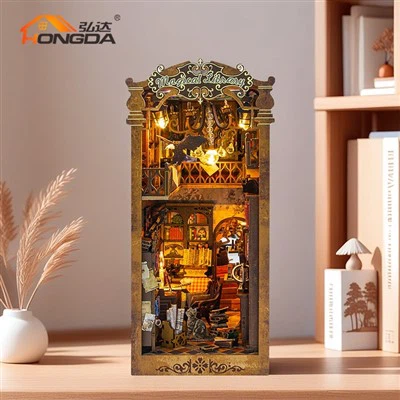 New Diy Wooden Book Nook KIt New Diy Wooden Book Nook KIt
